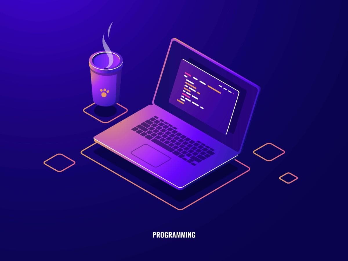 Coding setup background